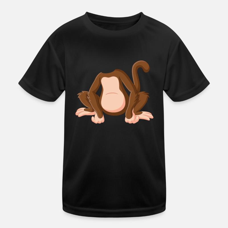 Funny Monkey Chimpanzee - Funny Orangutan Monkey Kinder Funktions-T-Shirt