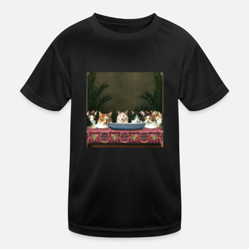 Histoire de l’art du chat T-shirt sport Enfant