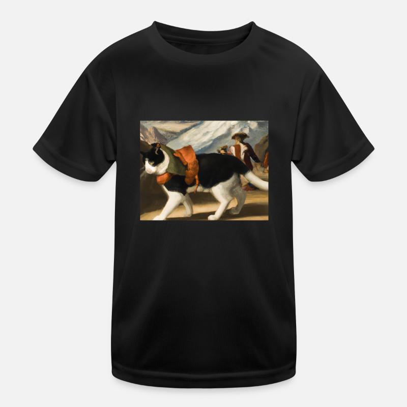 Histoire de l’art du chat T-shirt sport Enfant