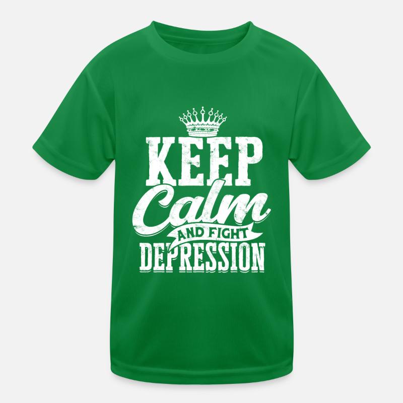 depression depressive sad idea unglückl Kids Functional T-Shirt