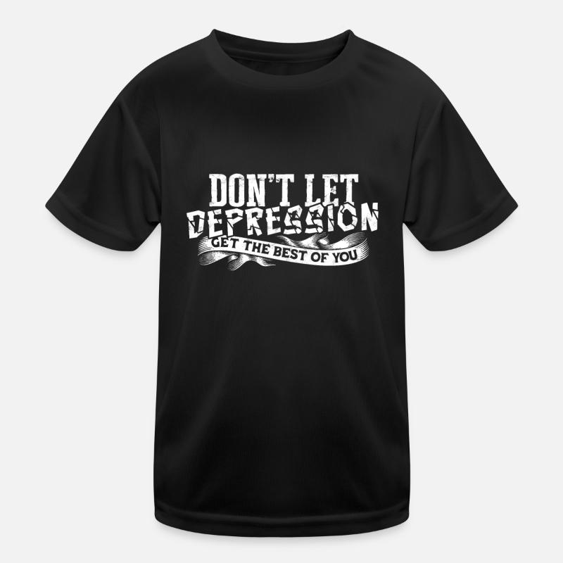 depression depressive sad gift idea unfortunate Kids Functional T-Shirt