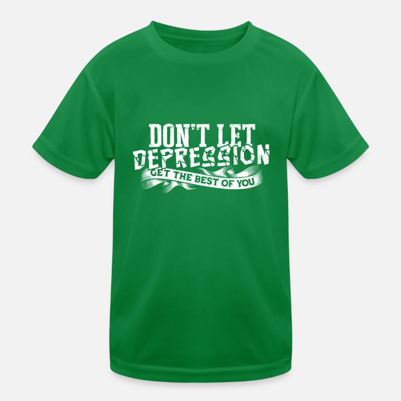 depression depressive sad gift idea unfortunate Kids Functional T-Shirt