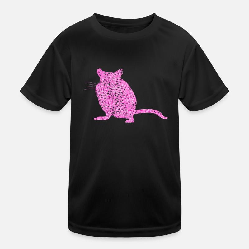 Rennmaus aus Blüten Rennmäuse Kinder Funktions-T-Shirt