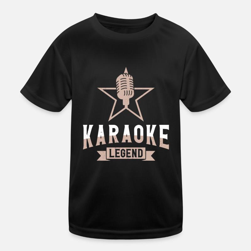 Chanteur de karaoké Légende du karaoké T-shirt sport Enfant