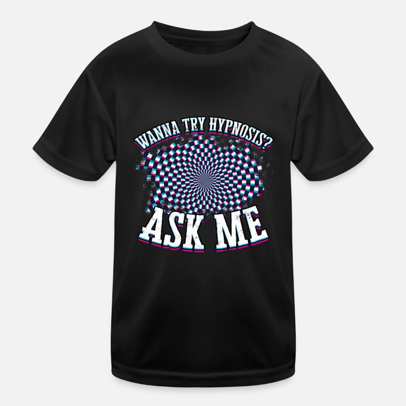 hypnosis hypnotically hypnotize hypnotist gesch - Kids Functional T-Shirt - black