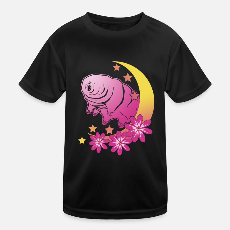 Tardigrade Wasserbär Mond Bärtierchen Kinder Funktions-T-Shirt