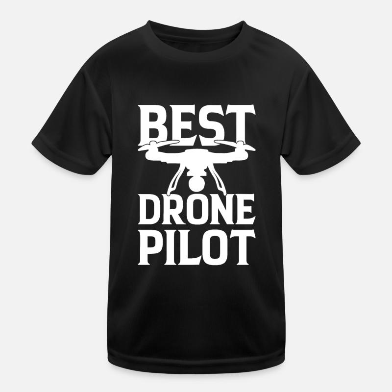 Quadcopter Drone Pilot - Best Drone Pilot Kids Functional T-Shirt