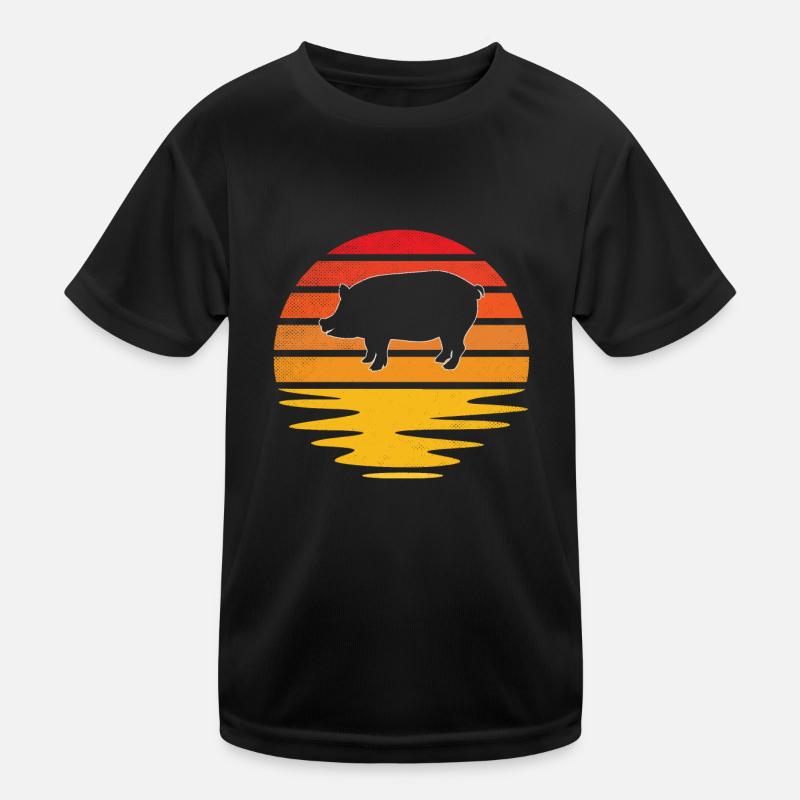 Pork Retro Kids Functional T-Shirt