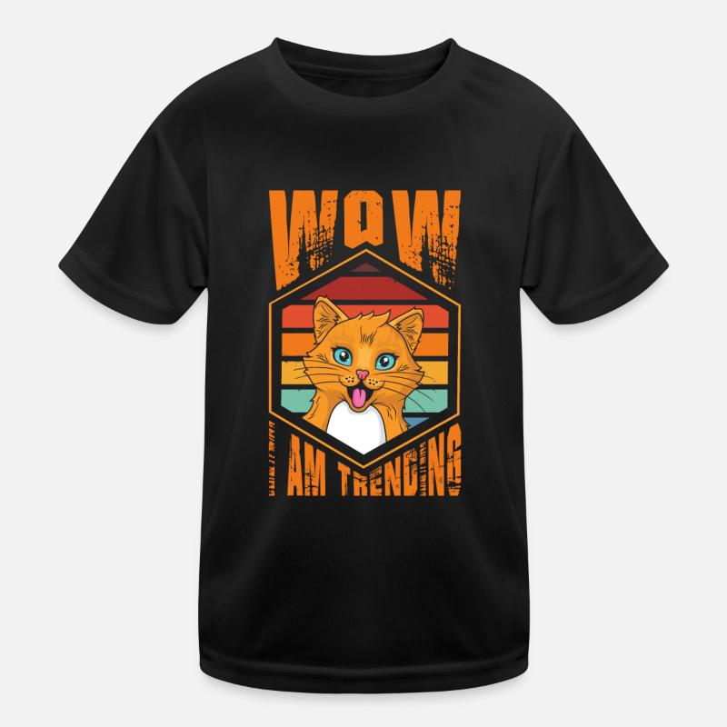 Wow, Ich Bin Im Trend Kinder Funktions-T-Shirt