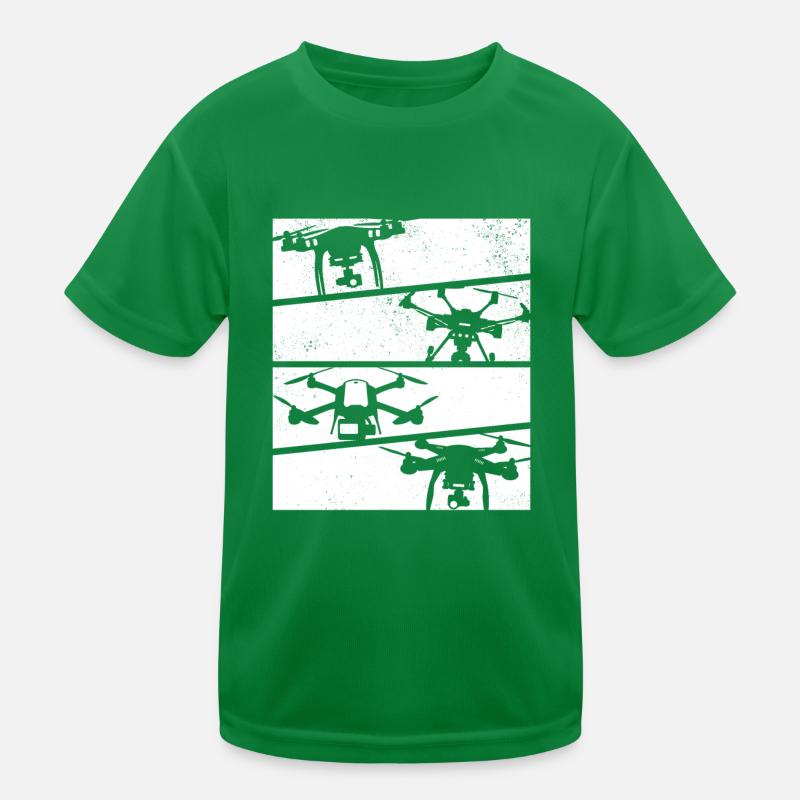 Retro Drone Quadricoptère Drone - Retro Drone T-shirt sport Enfant