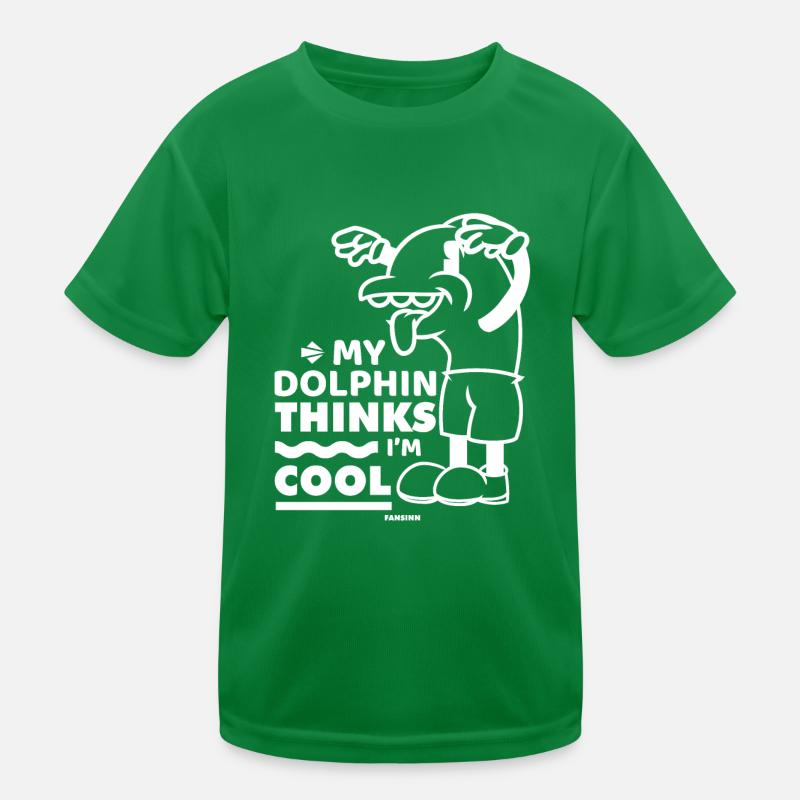Delfin Kinder Funktions-T-Shirt