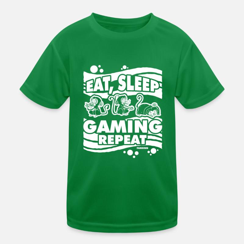 Gaming Kinder Funktions-T-Shirt
