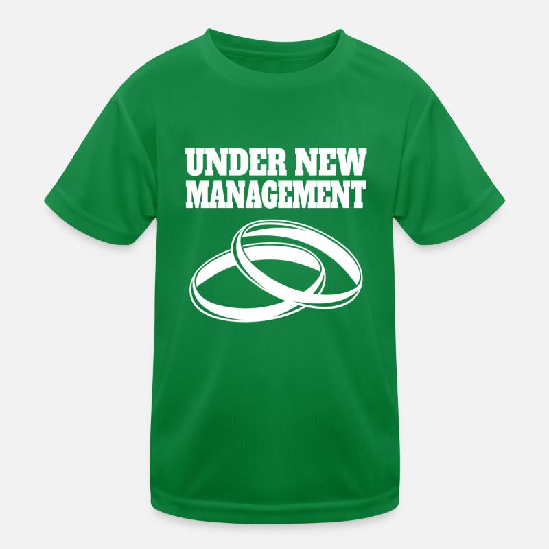 Hochzeit Männer Ehepaar Ehefrau Ehe Frauen Ehemann Kinder Funktions-T-Shirt