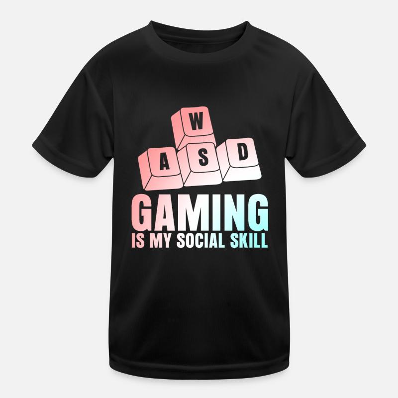 Gamer Gaming Computer Zocker Kinder Funktions-T-Shirt