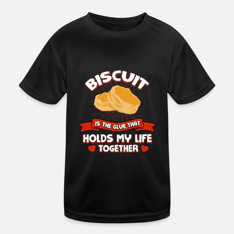 Biscuit garde ma vie ensemble craquelins drôles T-shirt sport Enfant