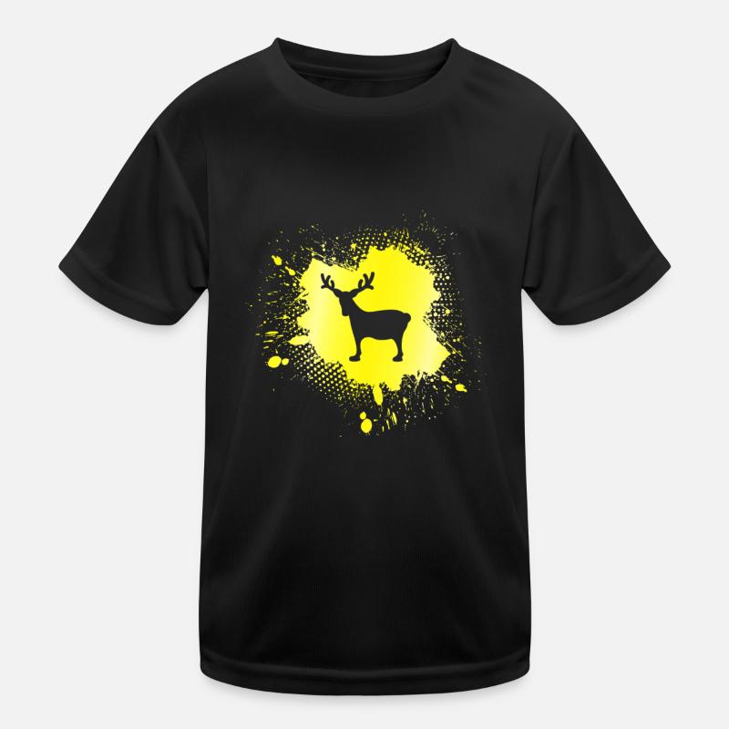 Elch Kinder Funktions-T-Shirt