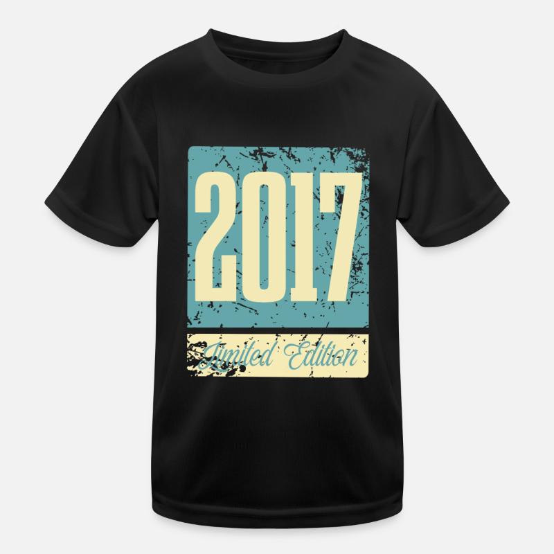 2017 Anniversaire de naissance Année de naissance T-shirt sport Enfant