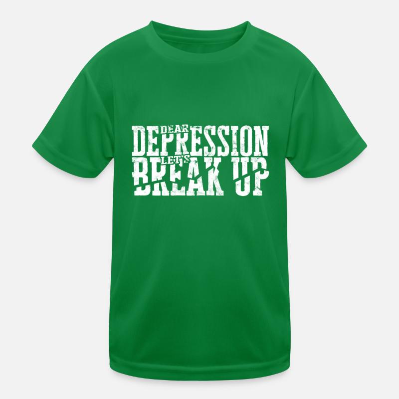 depression depressive sad gift idea unfortunate Kids Functional T-Shirt