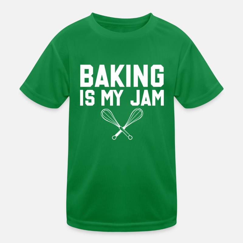 Baking Is My Jam Bread Baking Kinder Funktions-T-Shirt
