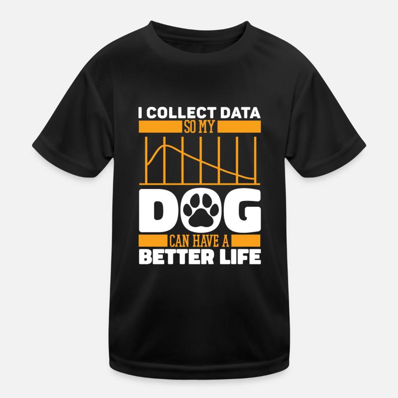 Chien d’analyste de données en science des données T-shirt sport Enfant
