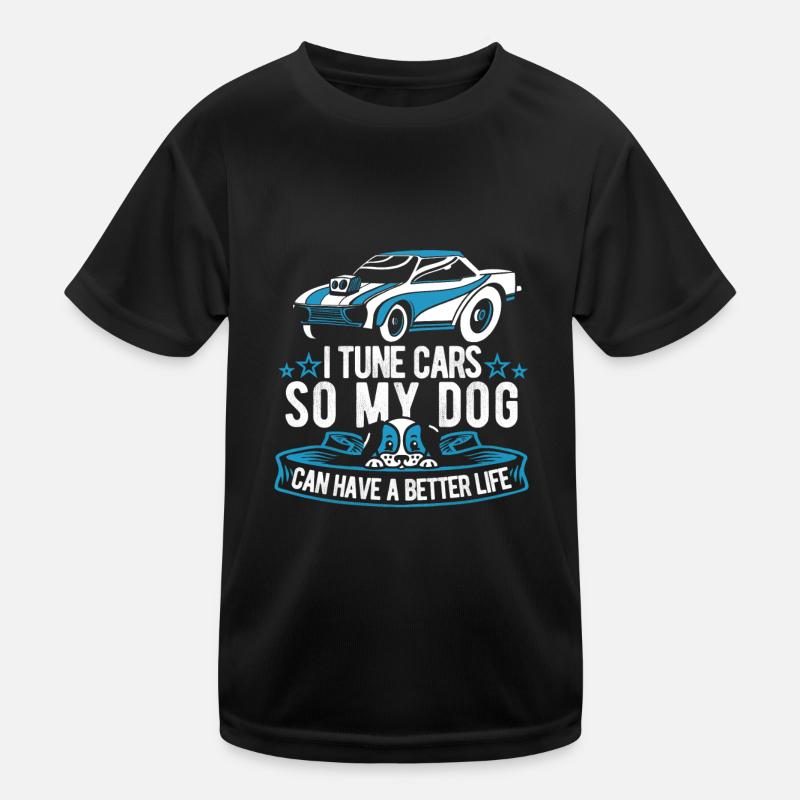 Screwdriver Tuning Tuner Dog Kids Functional T-Shirt