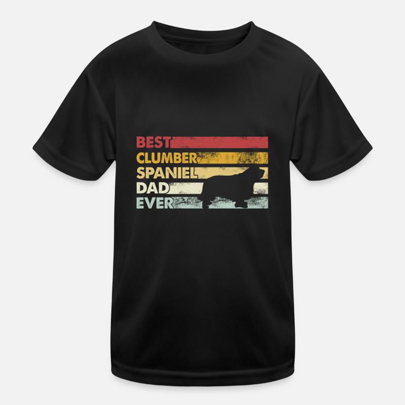 Best Father Ever - Clumber Spaniel Kids Functional T-Shirt