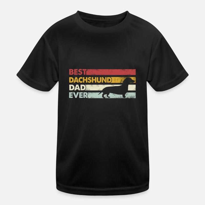 Bester Vater Aller Zeiten - Dackel Kinder Funktions-T-Shirt