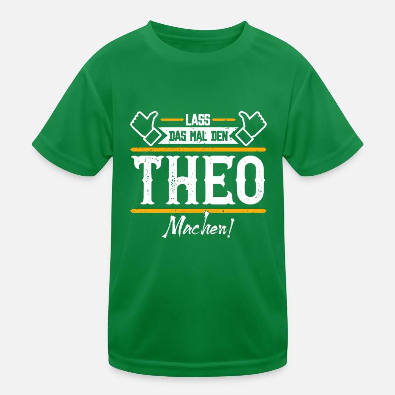Theo Geschenkidee Geschenk Geburtstag Kinder Funktions-T-Shirt