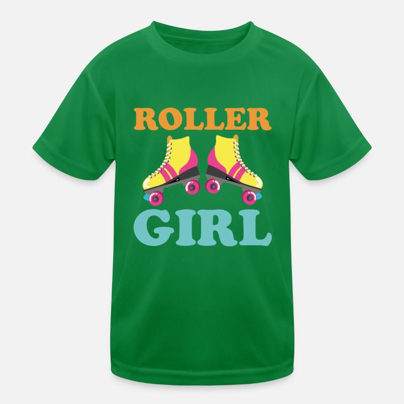 Roller Skating - Roller Girl Kinder Funktions-T-Shirt
