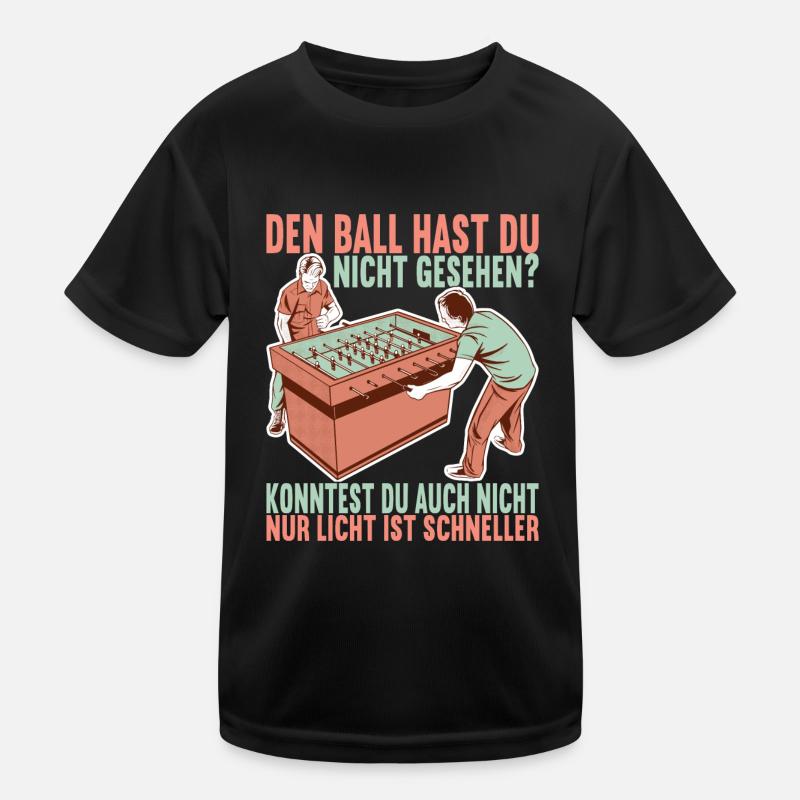 Tischfussball Tischkicker Kinder Funktions-T-Shirt
