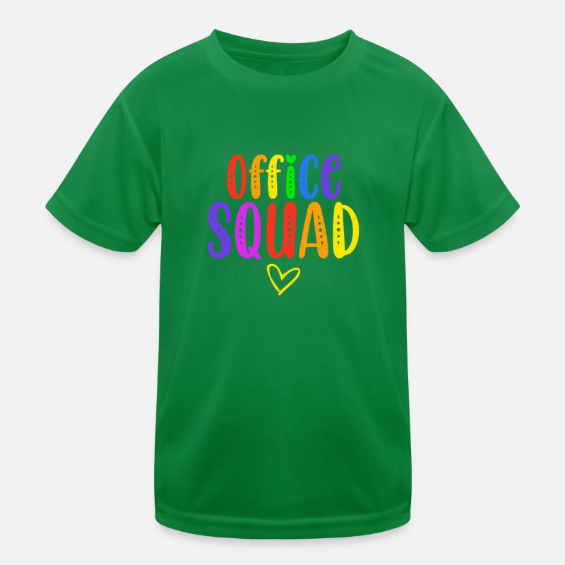 Office Squad Verwaltungsassistent Geschenkeschule Kinder Funktions-T-Shirt