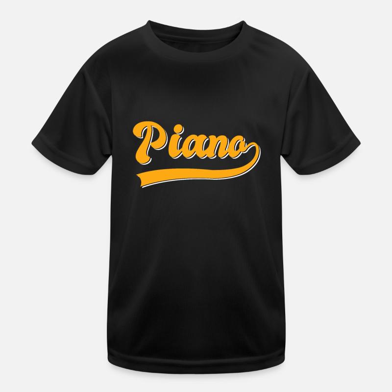 Klavier Kinder Funktions-T-Shirt