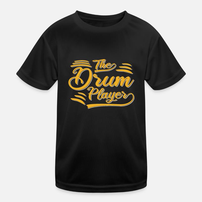 Der Schlagzeuger Kinder Funktions-T-Shirt