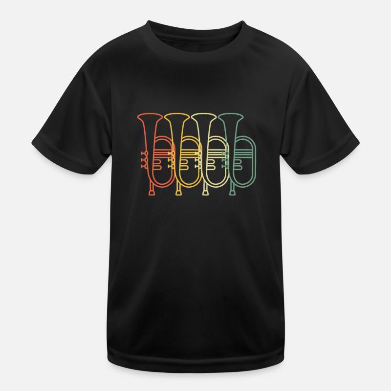 Flugelhorn Joueur de bugle Joueur de bugle T-shirt sport Enfant