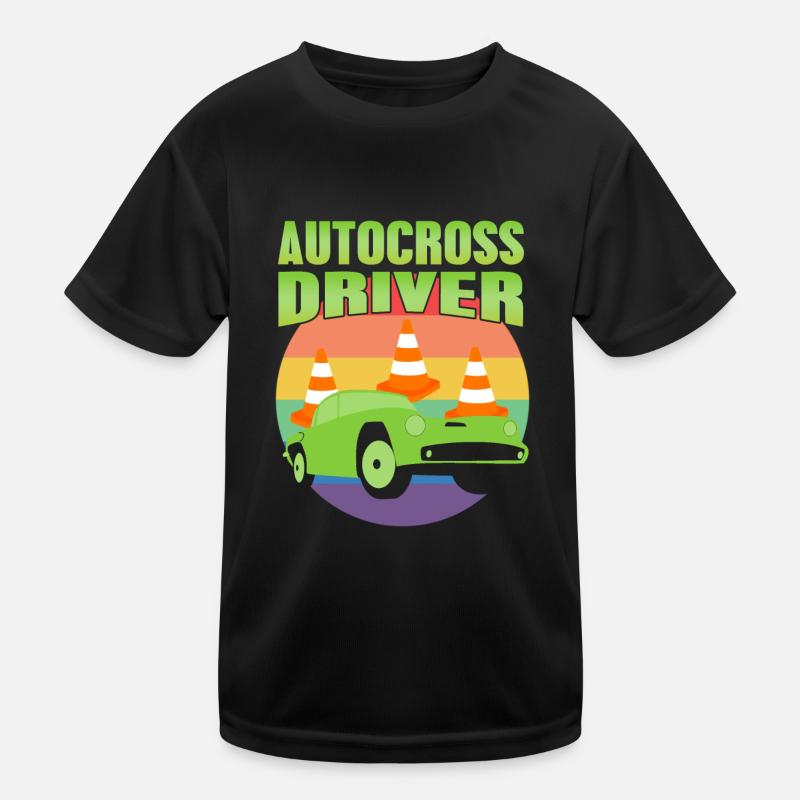 Autocross Driver Retro Autocross Designs Kinder Funktions-T-Shirt