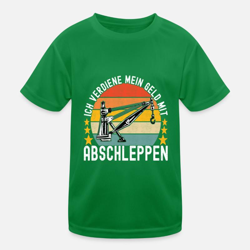 Abschleppwagen Abschleppdienst Kinder Funktions-T-Shirt