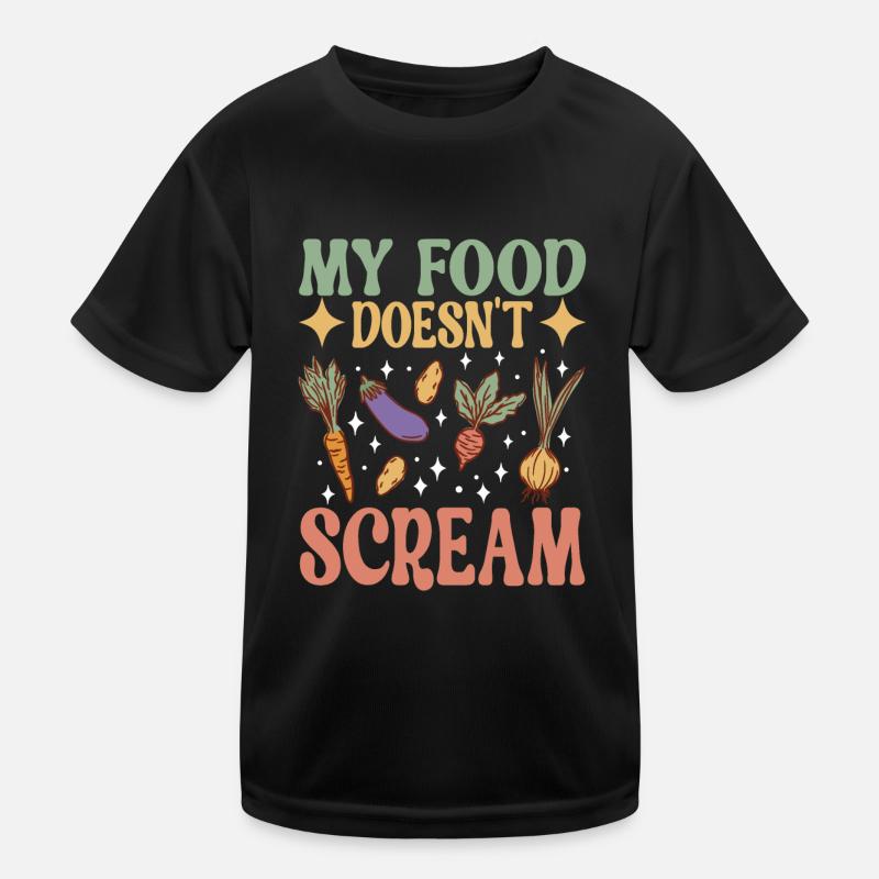 Vegan Vegetarier Kinder Funktions-T-Shirt