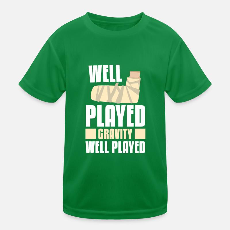 Well-Played Gravity Bone Elbow Hand Kids Functional T-Shirt