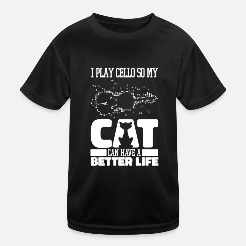 Cello Cellist Kinder Funktions-T-Shirt