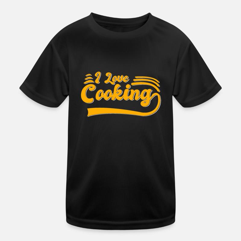 I love cooking Kinder Funktions-T-Shirt