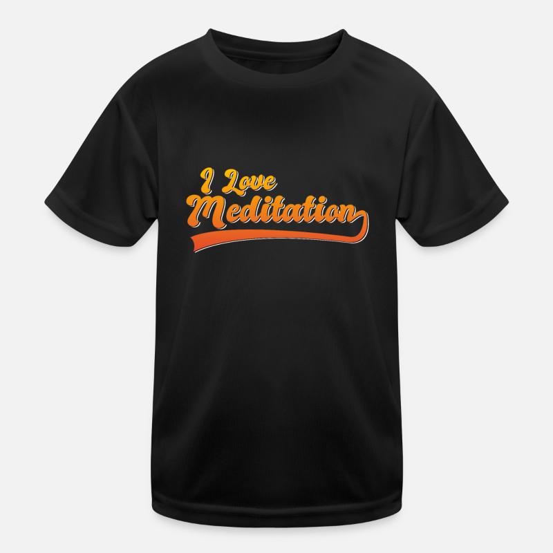 J’aime la méditation T-shirt sport Enfant
