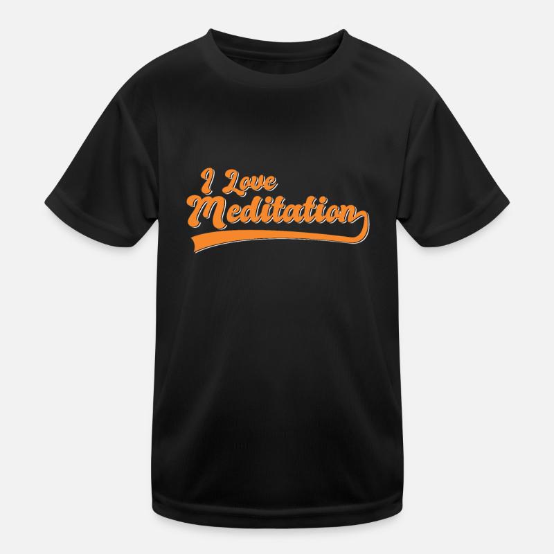 J’aime la méditation T-shirt sport Enfant