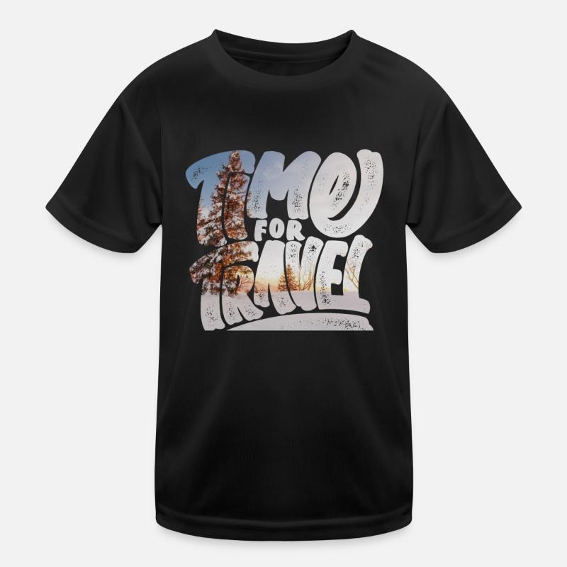 Time for travel Kids Functional T-Shirt