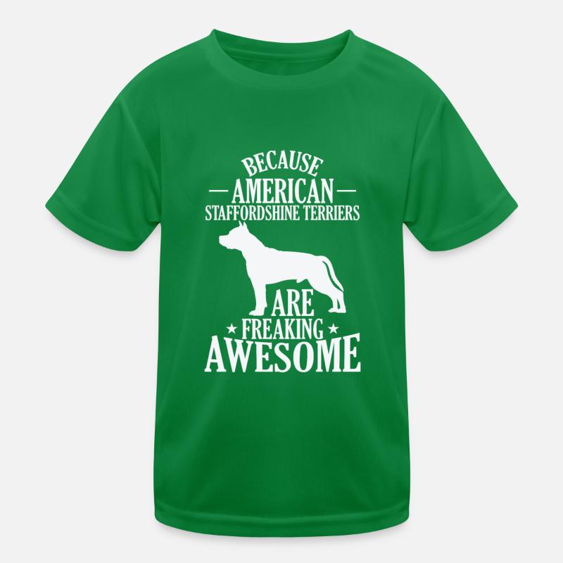 Parce que les Staffordshire Terrier sont géniaux T-shirt sport Enfant
