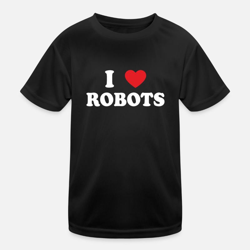 Roboter Kinder Funktions-T-Shirt