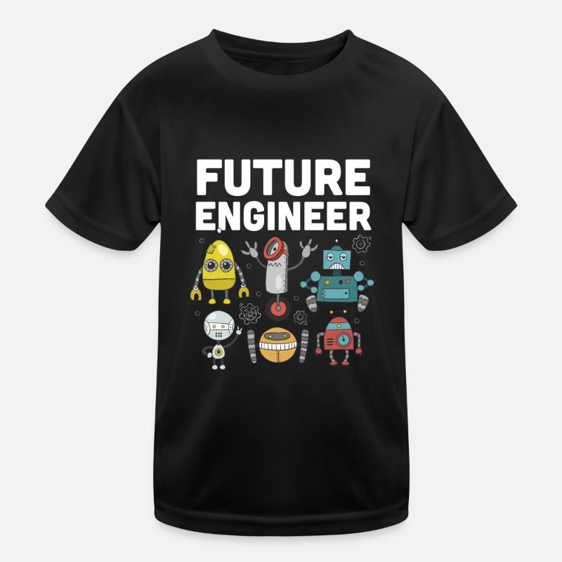 Roboter Kinder Funktions-T-Shirt