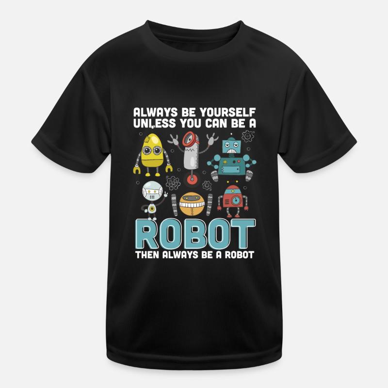 Roboter Kinder Funktions-T-Shirt
