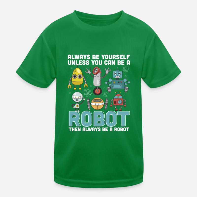 Roboter Kinder Funktions-T-Shirt