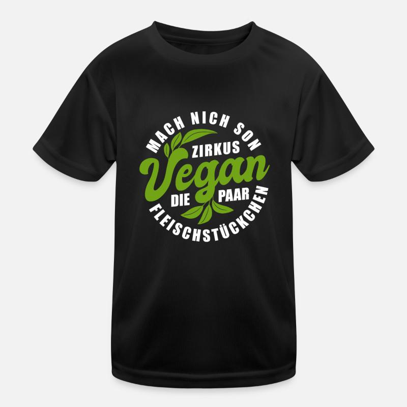 Grillen - Null Prozent Vegan - Fleischesser Kinder Funktions-T-Shirt