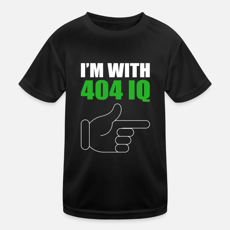 I'm with Stupid 404 Error Programmer Coding Kids Functional T-Shirt